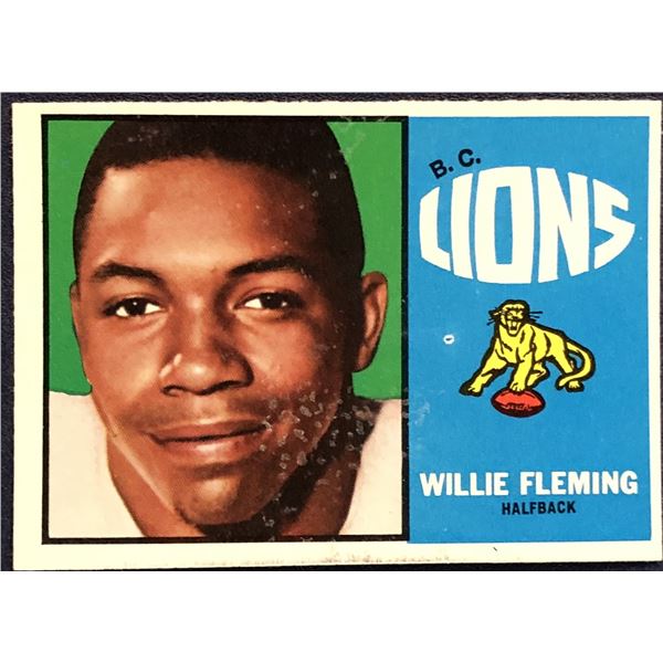 1964 O-PEE-CHEE CFL WILLIE FLEMING (HOF)