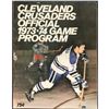 Image 1 : 1973-74 WHA GAME PROGRAM - CLEVELAND CRUSADERS vs QUEBEC NORDIQUES