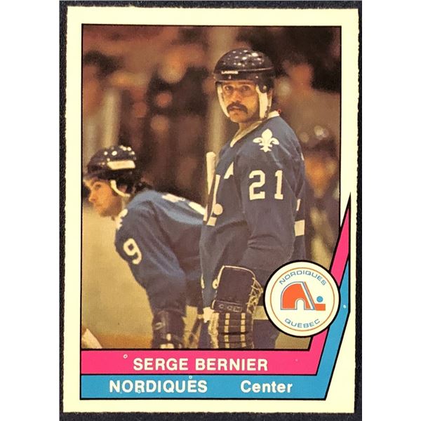 1977-78 O-PEE-CHEE WHA HOCKEY SERGE BERNIER