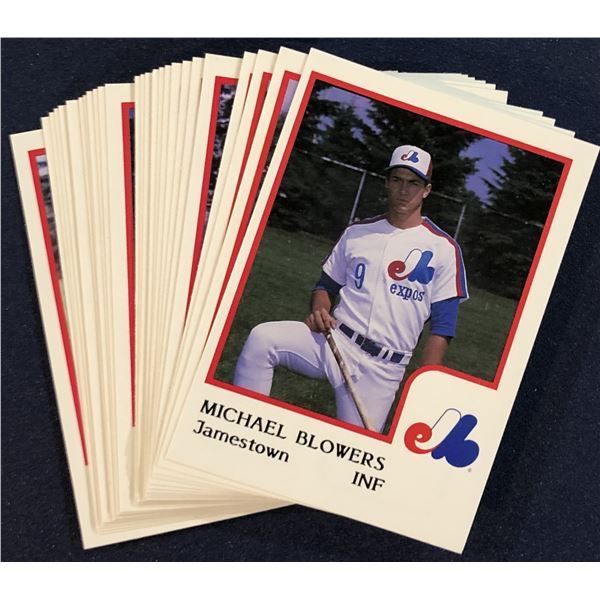 1986 PRO CARDS INC. MiLB JAMESTOWN EXPOS TEAM SET