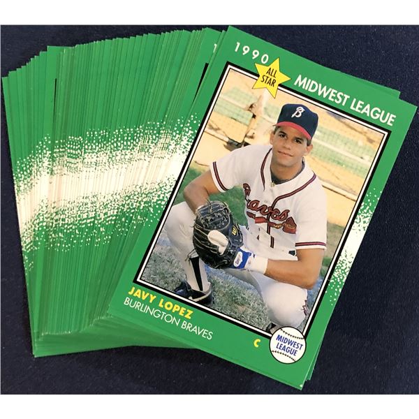 1990 GRAND SLAM MiLB MIDWEST LEAGUE ALL STARS SET