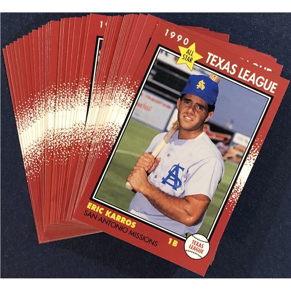 1990 GRAND SLAM MiLB TEXAS LEAGUE ALL STARS SET