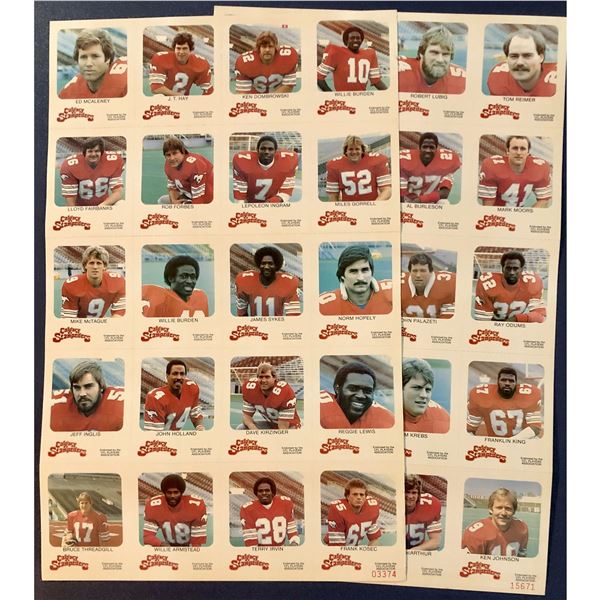 1981 RED ROOSTER CALGARY STAMPEDERS SET