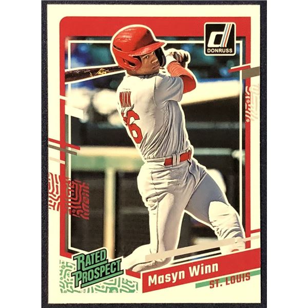 2023 DONRUSS MASYN WINN ROOKIE CARD