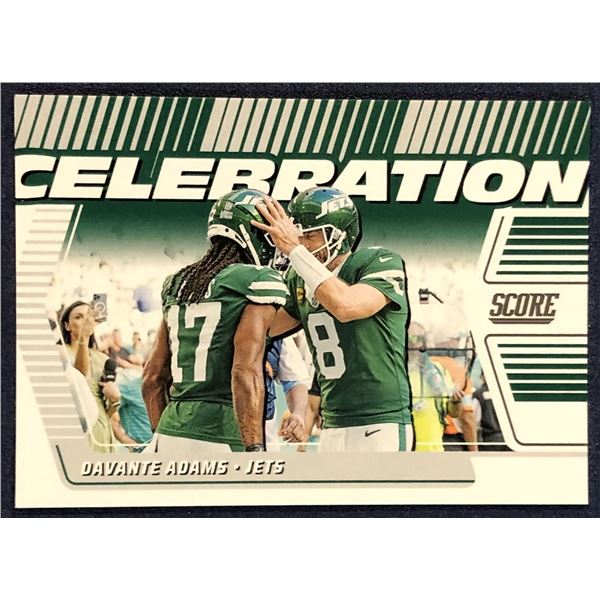2025 SCORE NFL FOOTBALL CELEBRATION DAVANTE ADAMS