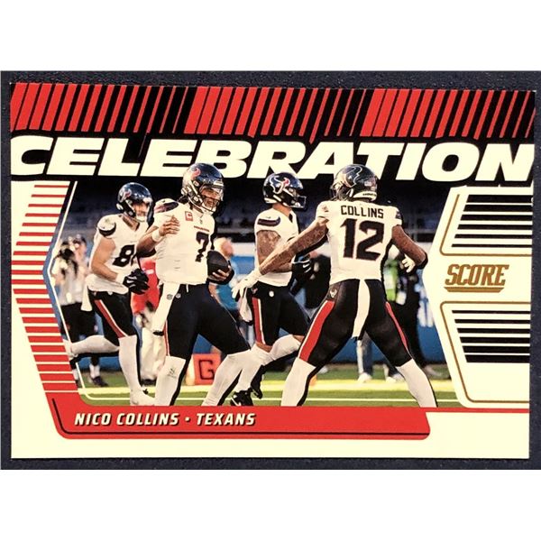 2025 SCORE NFL FOOTBALL CELEBRATION NICO COLLINS