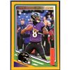 Image 1 : 2025 SCORE NFL FOOTBALL ORANGE VARIATION LAMAR JACKSON