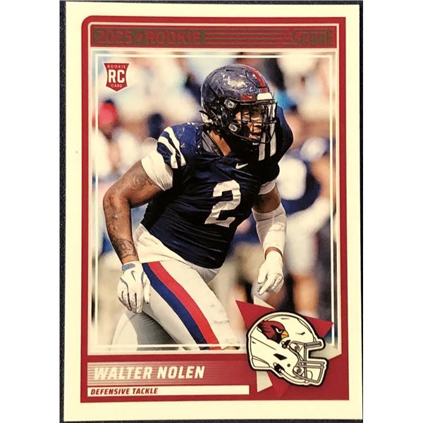 2025 SCORE NFL FOOTBALL WALTER NOLEN ROOKIE CARD