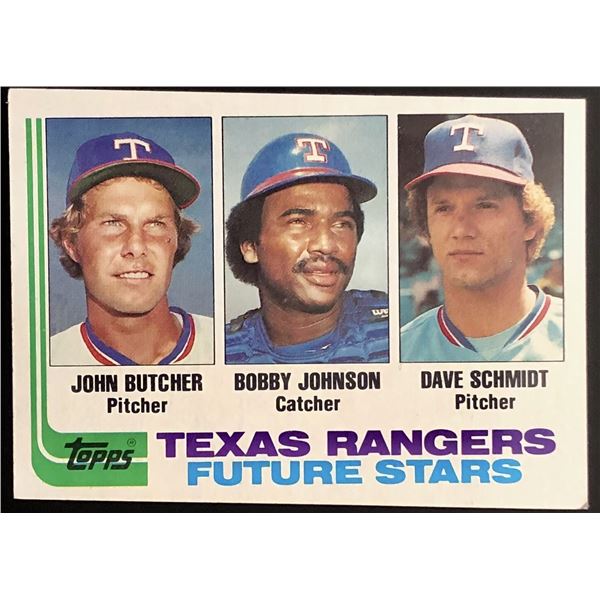 1982 TOPPS DAVE SCHMIDT ROOKIE CARD
