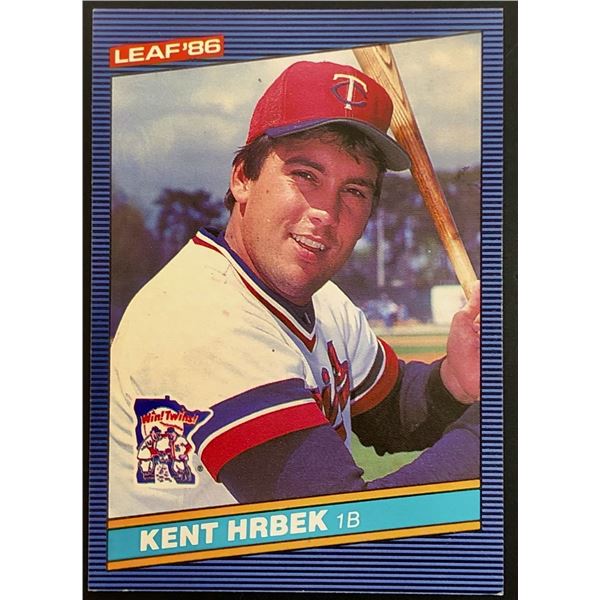 1986 LEAF KENT HRBEK