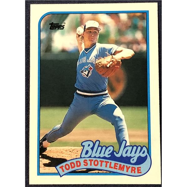1989 TOPPS BASEBALL TODD STOTTLEMYRE ROOKIE CARD