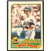 Image 1 : 1989 TOPPS BASEBALL WALT WEISS ROOKIE CARD