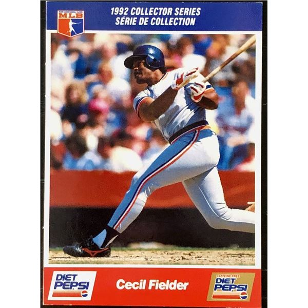 1992 DIET PEPSI CECIL FIELDER