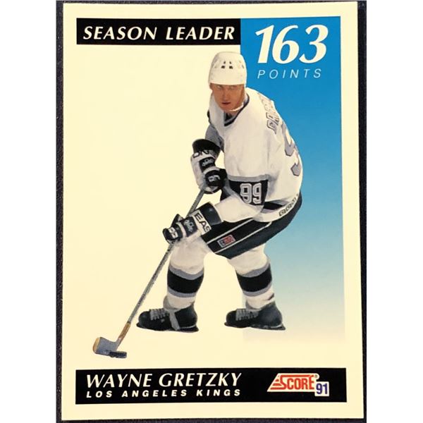 1991-92 CANADIAN SCORE NHL WAYNE GRETZKY (HOF)