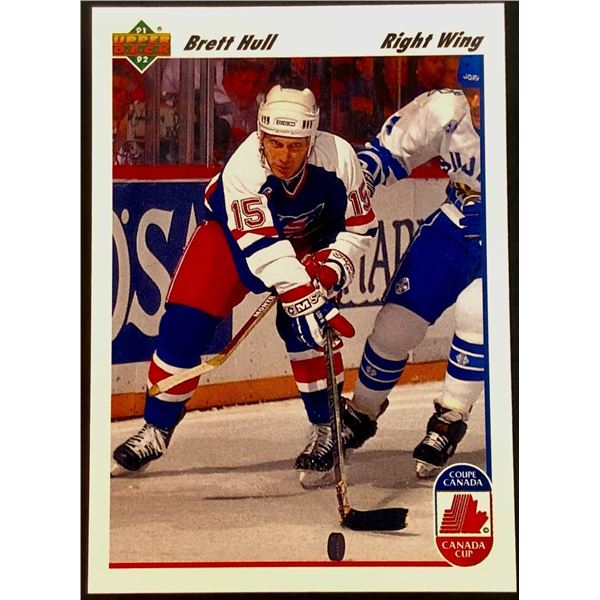 1991-92 UPPER DECK BRETT HULL (HOF)