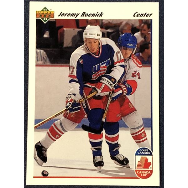 1991-92 UPPER DECK NHL JEREMY ROENICK (HOF)