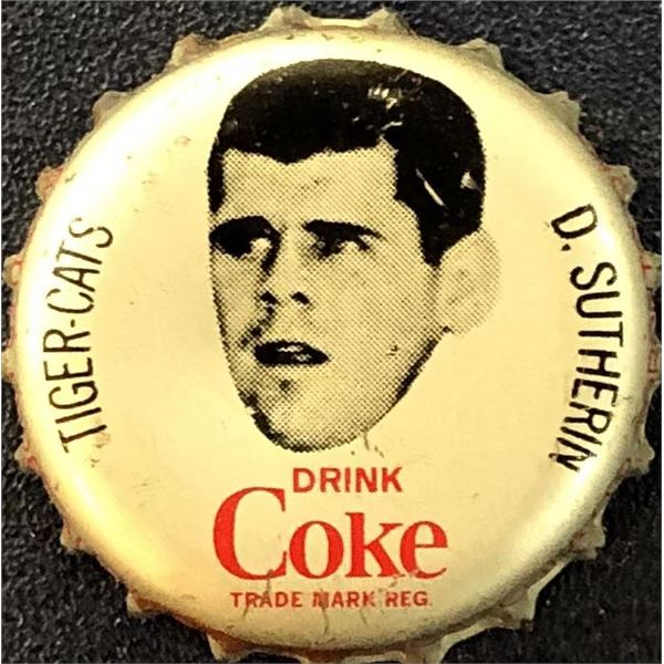 1965 COCA COLA CFL BOTTLE CAPS - DON SUTHERIN