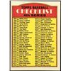 Image 1 : 1972 TOPPS 4th SERIES CHECKLIST