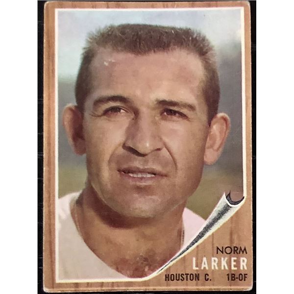 1962 TOPPS NORM LARKER