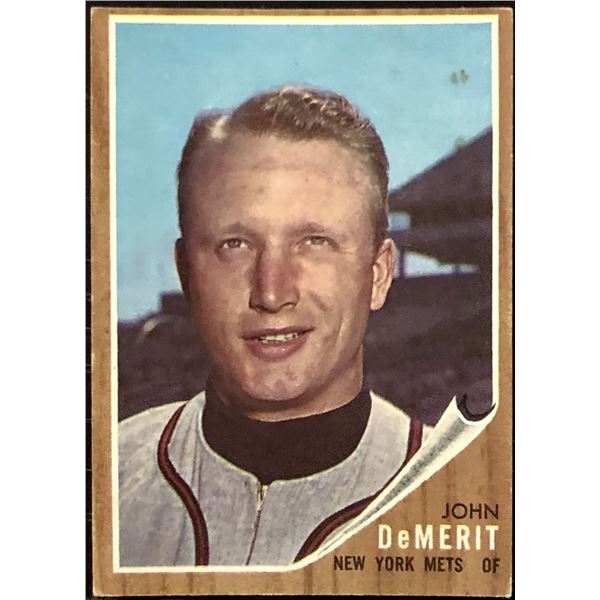 1962 TOPPS JOHN DeMERIT
