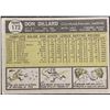 Image 2 : 1961 TOPPS DON DILLARD ROOKIE CARD