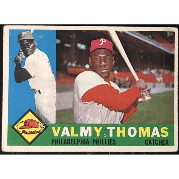 1960 TOPPS GRAY BACKS VALMY THOMAS