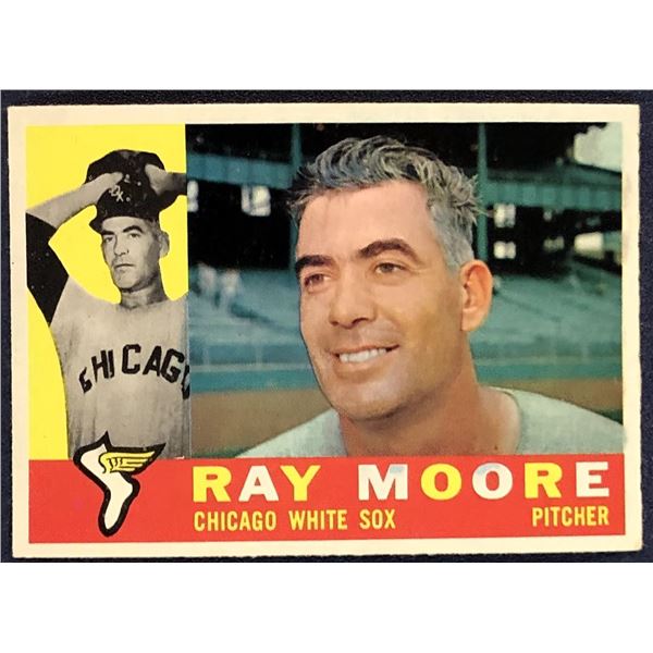 1960 TOPPS GRAY BACKS RAY MOORE