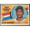 Image 1 : 1960 TOPPS GRAY BACKS JULIO NAVARRO