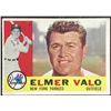 Image 1 : 1960 TOPPS ELMER VALO WHITE BACK