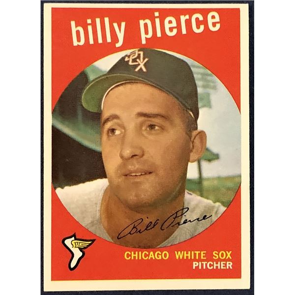 1959 TOPPS WHITE BACKS BILLY PIERCE