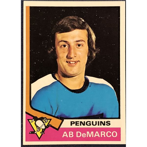 1974-75 TOPPS NHL AB DeMARCO