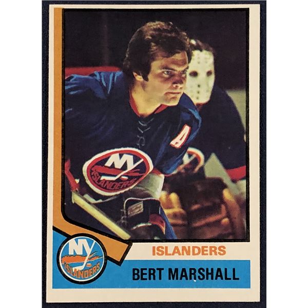 1974-75 TOPPS NHL BERT MARSHALL