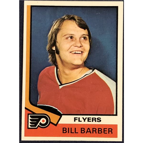 1974-75 TOPPS NHL BILL BARBER (HOF)