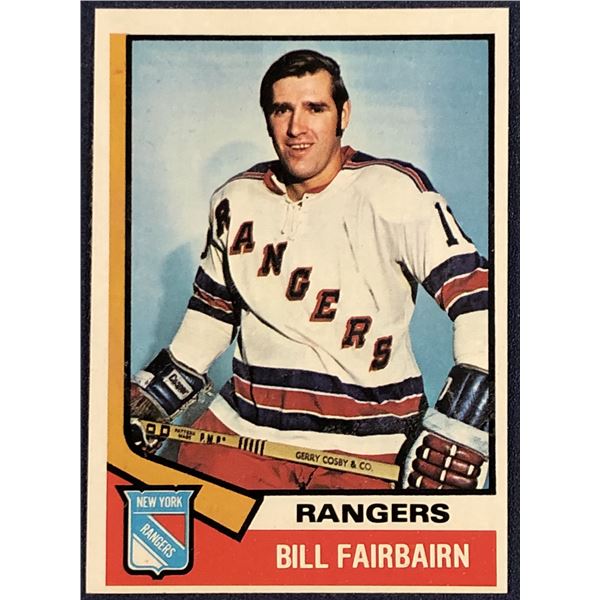 1974-75 TOPPS NHL BILL FAIRBAIRN