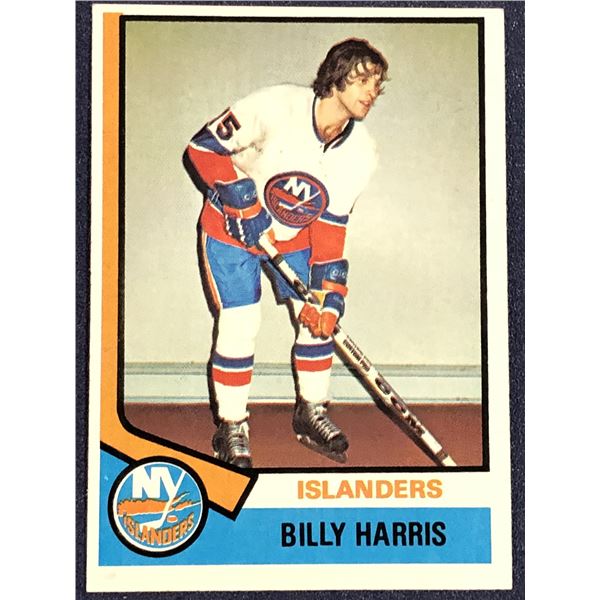 1974-75 TOPPS NHL BILLY HARRIS