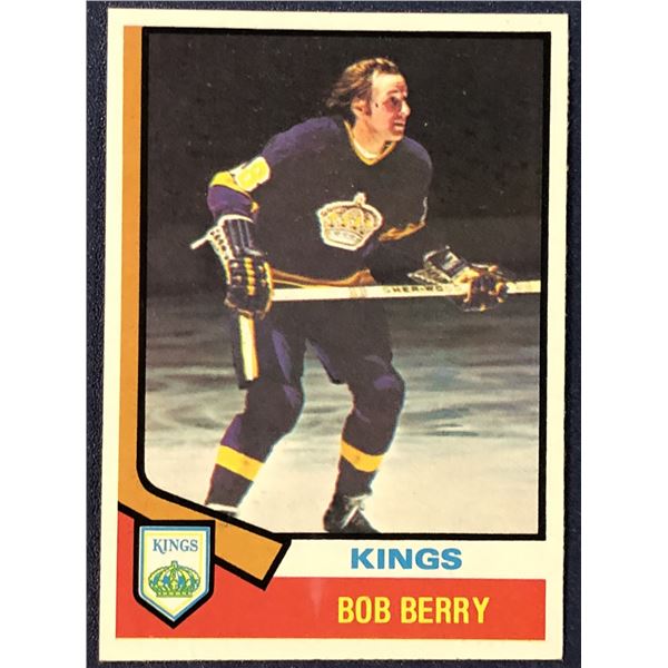 1974-75 TOPPS NHL BOB BERRY