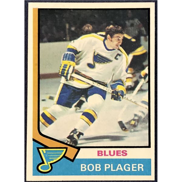 1974-75 TOPPS NHL BOB PLAGER