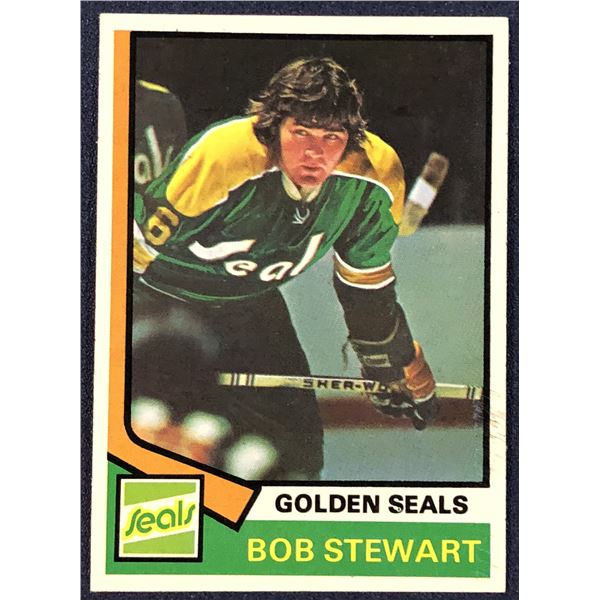 1974-75 TOPPS NHL BOB STEWART