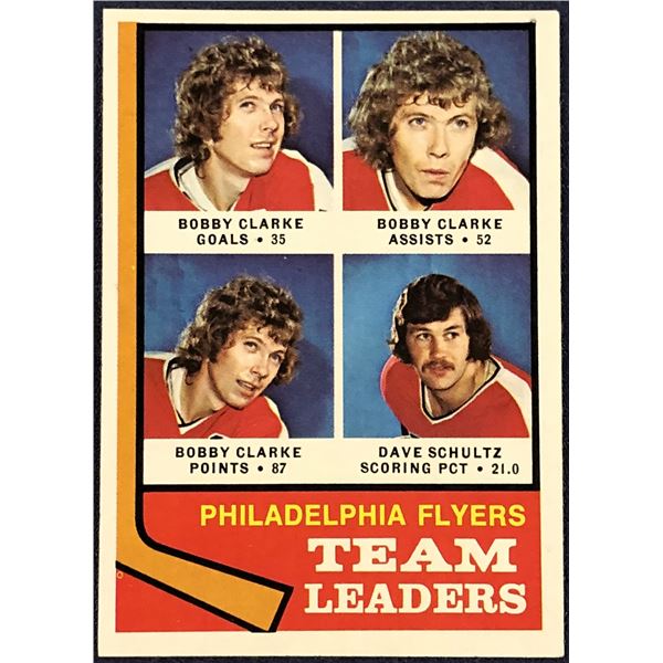 1974-75 TOPPS NHL BOBBY CLARKE (HOF)