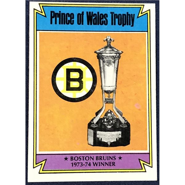 1974-75 TOPPS NHL BOSTON BRUINS