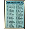 Image 1 : 1974-75 TOPPS NHL CHECKLIST