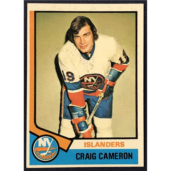 1974-75 TOPPS NHL CRAIG CAMERON