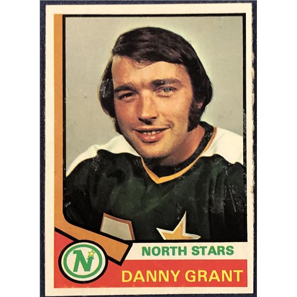 1974-75 TOPPS NHL DANNY GRANT