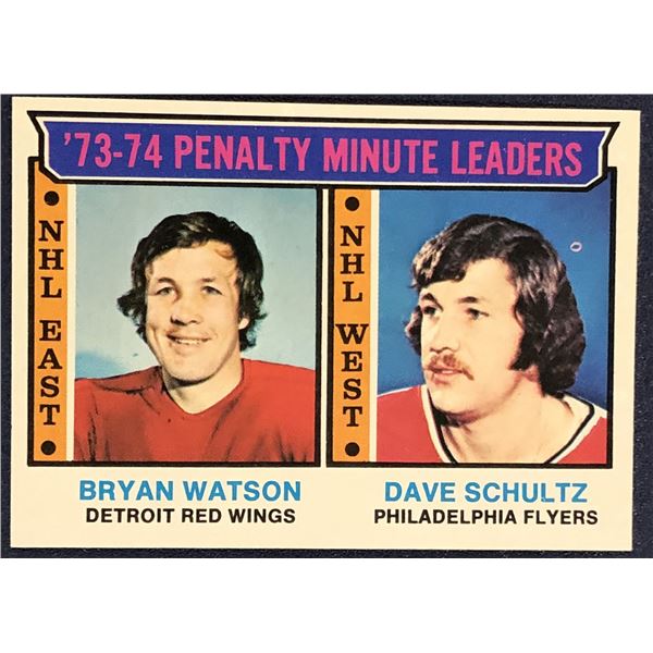 1974-75 TOPPS NHL DAVE SCHULTZ