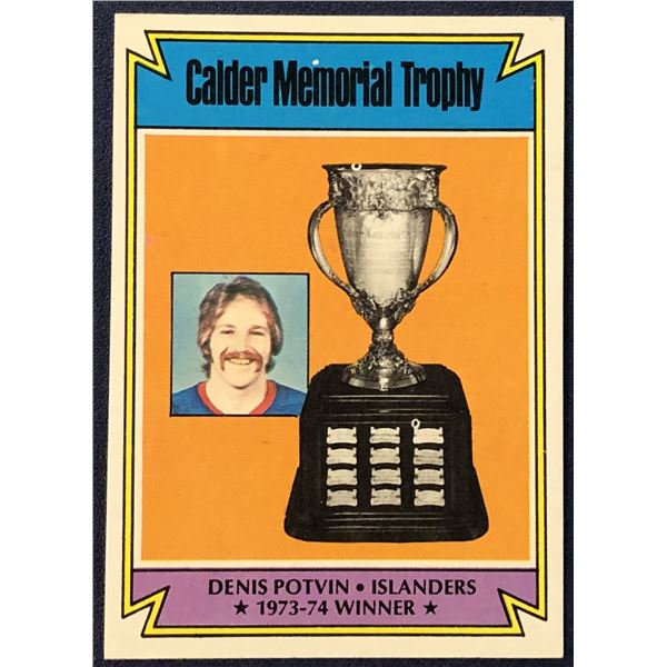 1974-75 TOPPS NHL DENIS POTVIN (HOF)