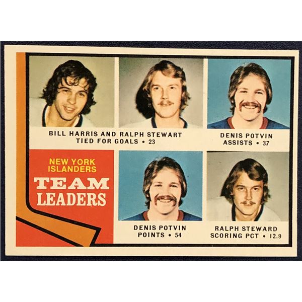1974-75 TOPPS NHL DENIS POTVIN (HOF)