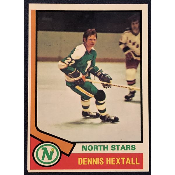 1974-75 TOPPS NHL DENNIS HEXTALL
