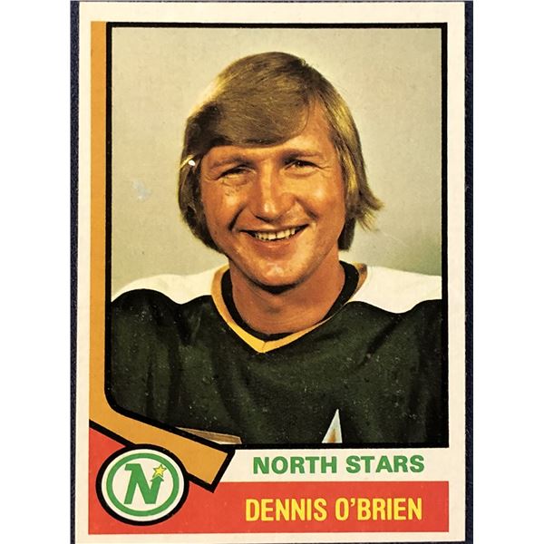1974-75 TOPPS NHL DENNIS O'BRIEN