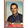 Image 1 : 1974-75 TOPPS NHL EMILE FRANCIS (HOF)