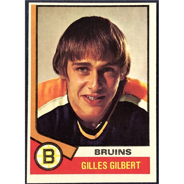 1974-75 TOPPS NHL GILLES GILBERT